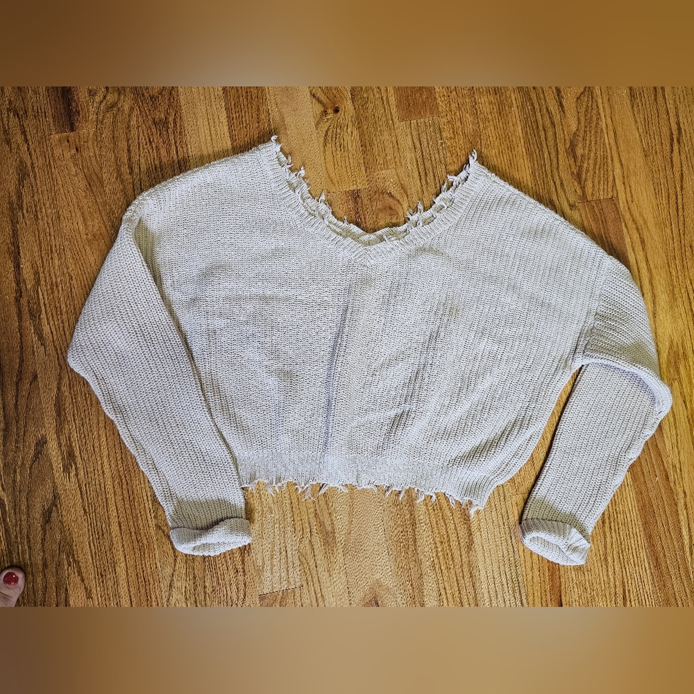 Jessica Simpson Cream Knit Sweater